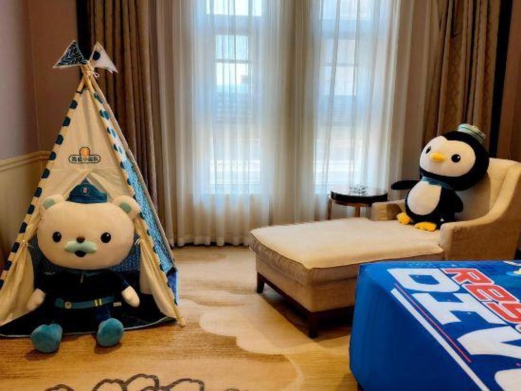 Linyi Blue Horizon International Hotel Yi He Exterior foto